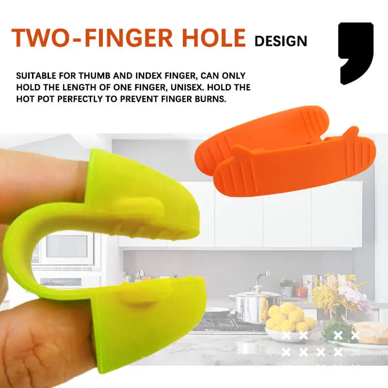 Silicone finger clip heat insulation anti-scalding gloves clip