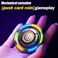 Fidget Spinner Papa Coin Push Card Stress Reliever Toys Metal Fingertip Gyroscope Spinning Top Desk EDC for Adults Kids Gift 1