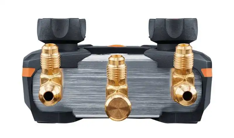 Testo 550S 디지털 매니폴드 게이지, 냉각 공기 압력 게이지, 냉매 매니폴드 게이지 세트, 클램프 프로브 0564 5501, 2 개