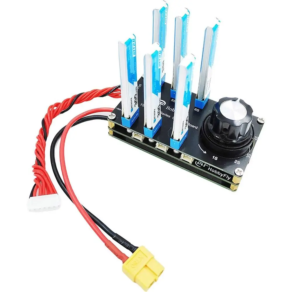Chargeur multiport Lipo 1S 1.5A avec câble série pour batteries whoop, connecteurs détachables PH2.0 et BT2.0