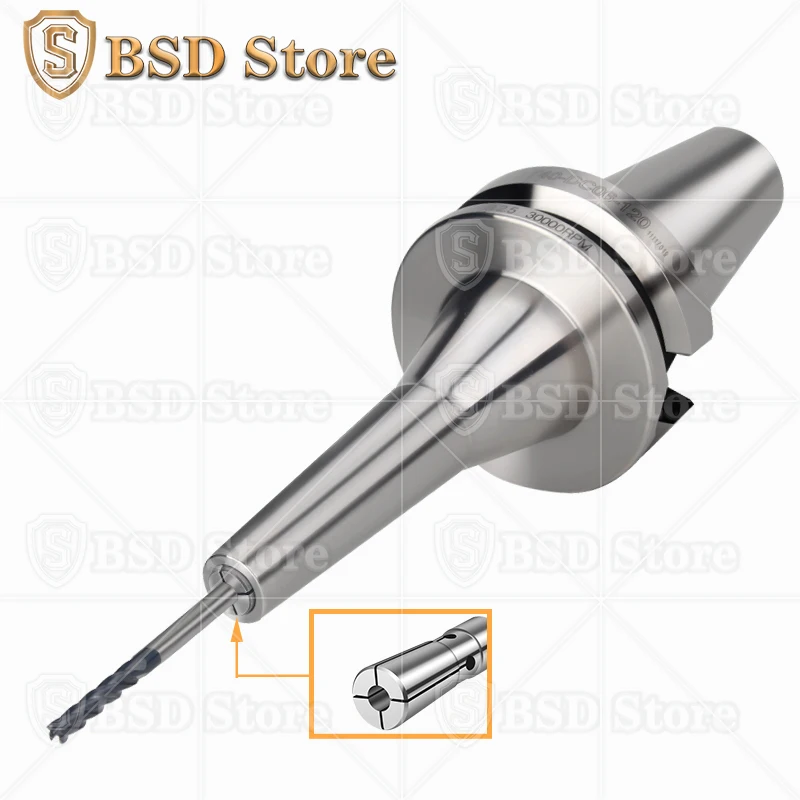 BSD 고정밀 고속 공구 거치대 척, 후면 당김 유형, 내진 절단 안정성, 0.001 BT30 BT40 BT50 DC4 DC6 DC8 DC12