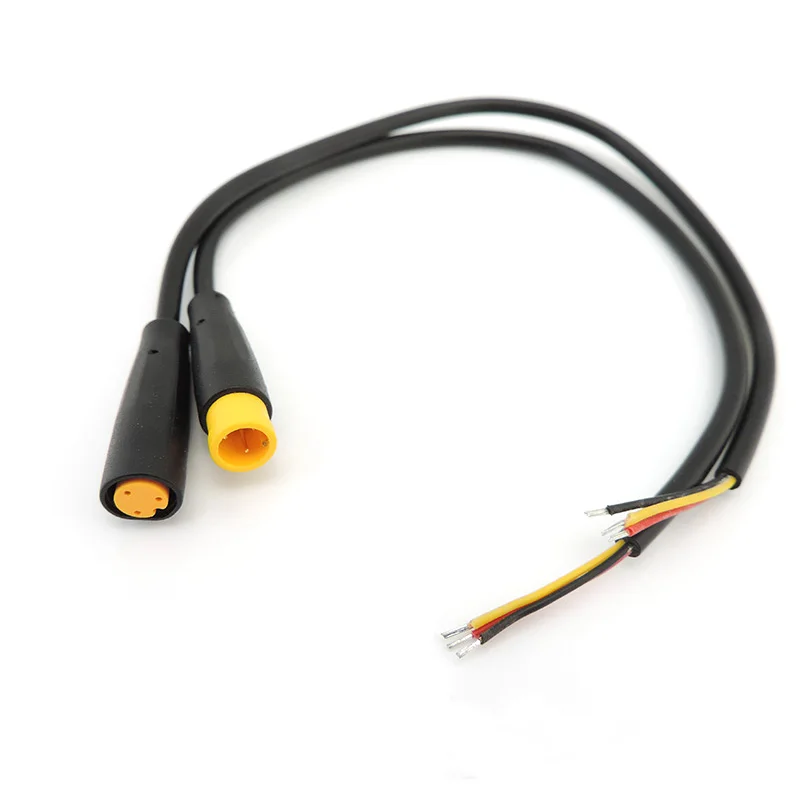 M8 Wasserdichter 3-Pin Elektrofahrrad-Verbindungsstecker Männlich Weiblich 3-Pin-Stecker Ebike Roller Bremskabel 24AWG 28AWG 25cm/40cm/1m – Detail 3