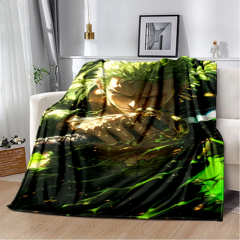 2026 One Piece Luffy Gear 5 Wanted Flannel Blanket 2026 All-Season Double-sided Warm Throw Fashion Nap Blanket for Home 4