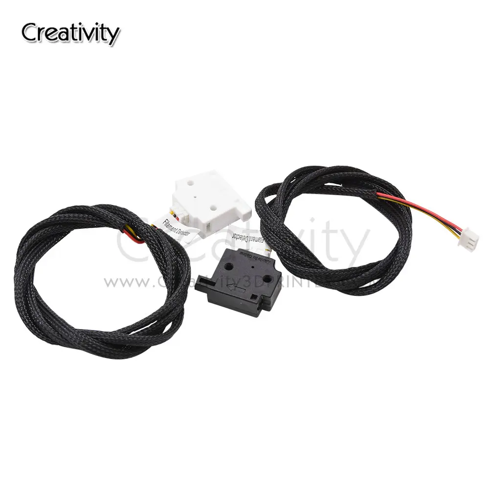 3D Printer Filament Break Detection Module 1.75mm With 1M Cable Run-out Sensor Material Runout Detector For 3D Printer Parts lcd module dr car a 2600 car decoder detector with lcd screen machines industrial medical equipment display screen