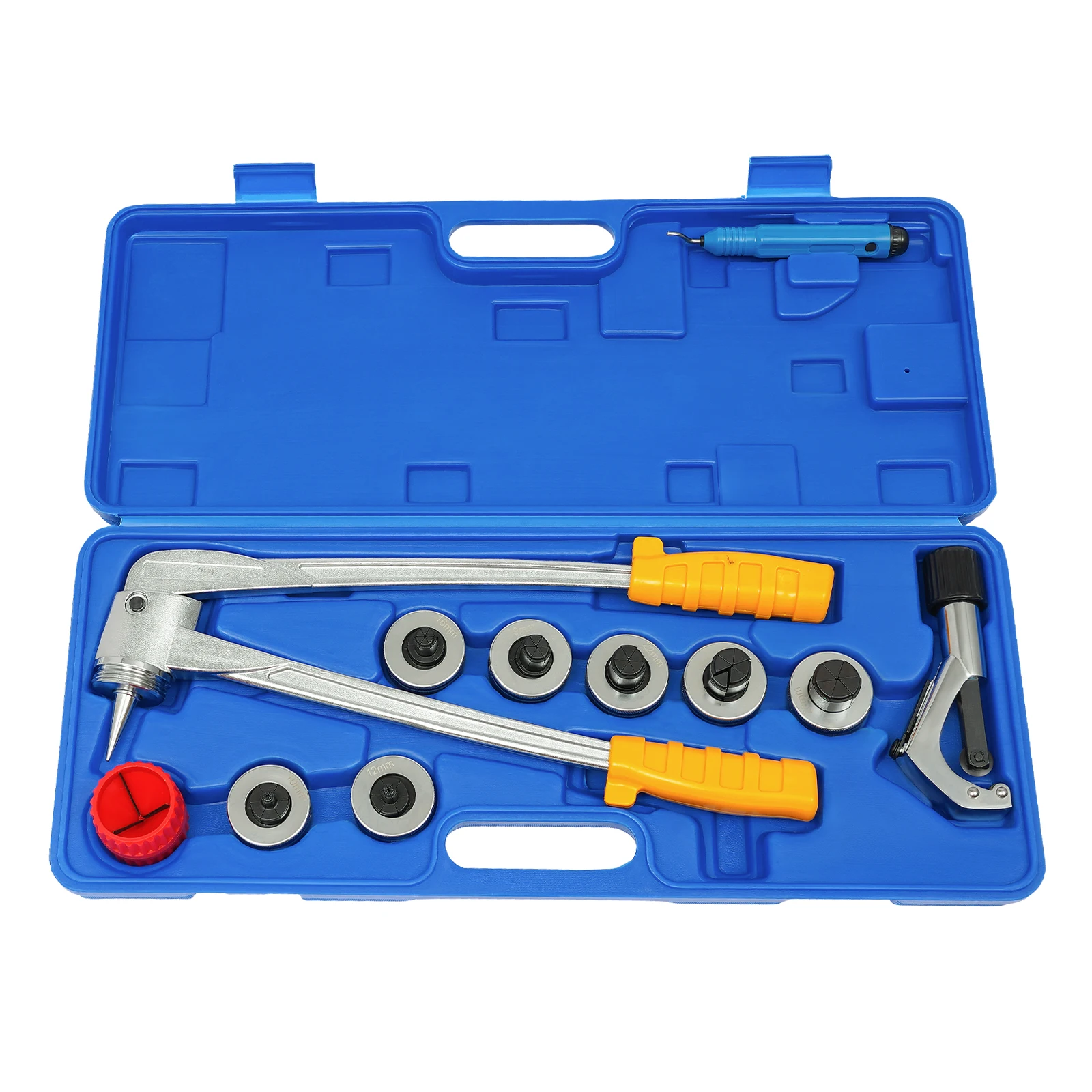 4–28 mm manuelles Rohrexpander-Set, manuelles Expander-Set für Rohre, 0,4–1,1 Zoll, zum Erweitern von Kupfer und Aluminium