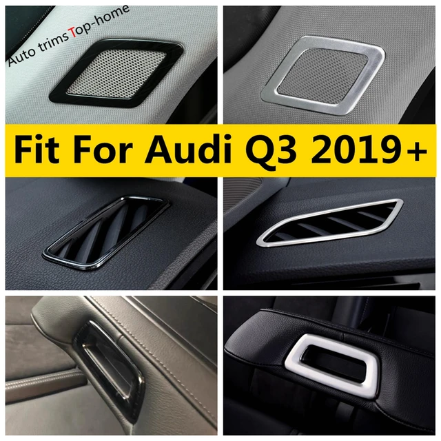 Carbon Look Zubehör Innen Kit Für Audi Q3 F3 2019 - 2021 Säule EINE  Lautsprecher/Lift-Taste/luft AC/Getriebe Abdeckung Trim - AliExpress