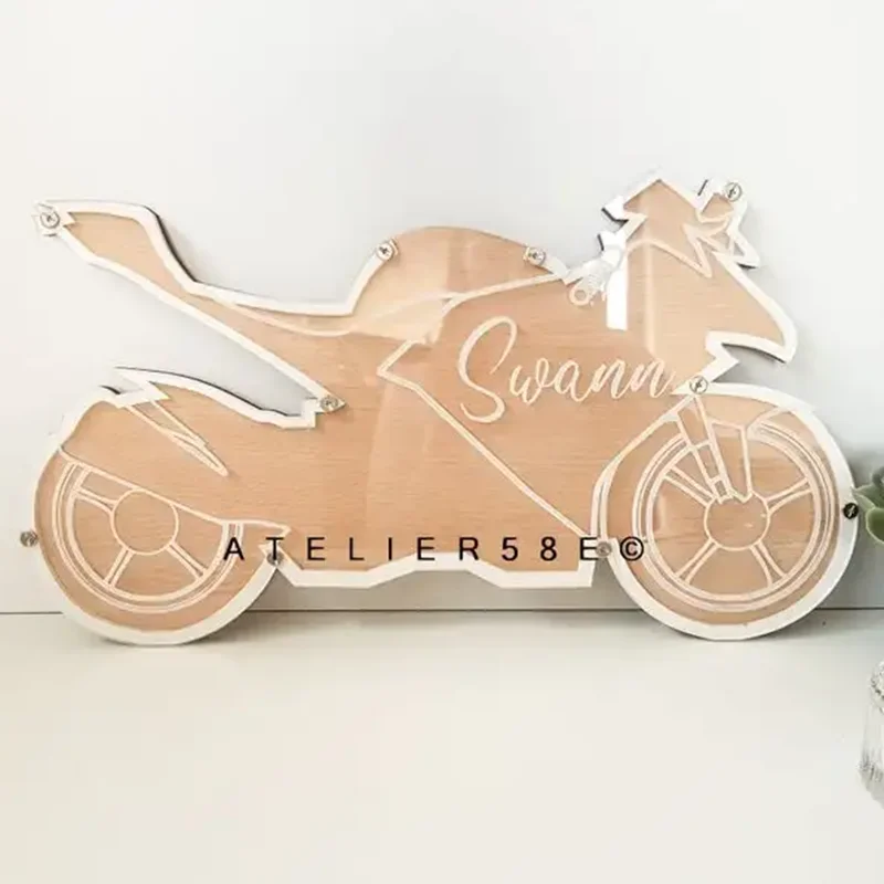 Wedding guest book motorcycle gifts baptism moto guest book theme