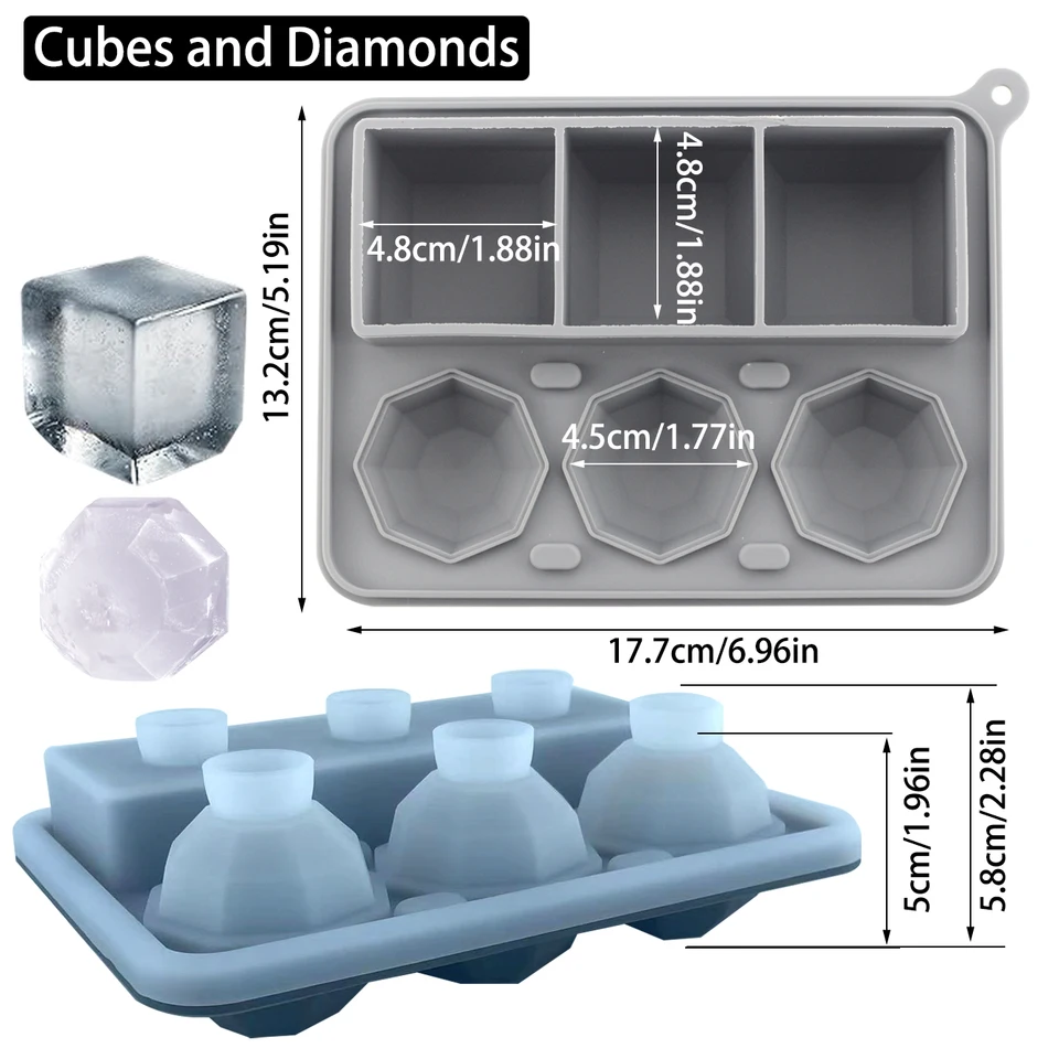 12 Stampi Per Cubetti Di Ghiaccio A Forma Di Cuore, In Silicone Alimentare, Per Cocktail E Bevande Romantiche - 4
