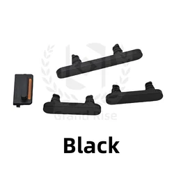 Universal Smartphone On/Off Power Mute Volume Button with Bracket and Iron Hook (IPhone12 Black)