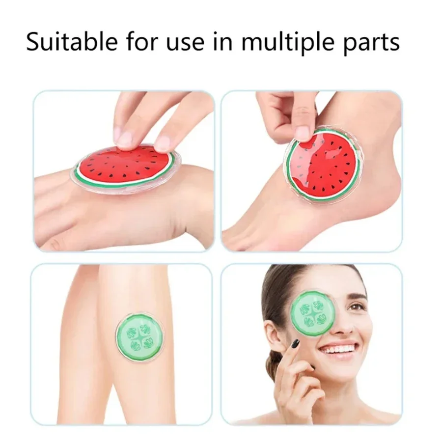 Gel Ice Pack Reusable Cooling Eye Pads and Under Eye Patches Eye Hot Cold Treatment Pack for Redness Pain Relief and Eye Relax