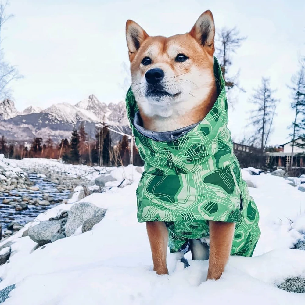 

Padded Dog Winter Clothes Super Warm Waterproof Dog Jacket for Large Dogs Thicker Cotton Coat Pet Clothing Puppy Accessories