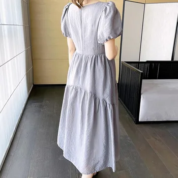 New Maternity Dresses Summer Fashion A-line Loose Short Sleeve Skirt Pregnant Women Clothing Pregnancy Mom Printed Doll Dress 6