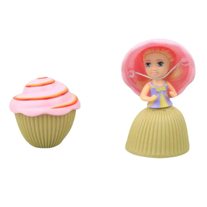 12PCS/Set Mini Beautiful Cake Dolls Toys Surprise Cupcake Princess