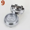 4PCS 60MM OD / 56MM ID Cap Sport Rim Cover ENKEI Sticker Center Rim Cap Wheel Hub Cap 6
