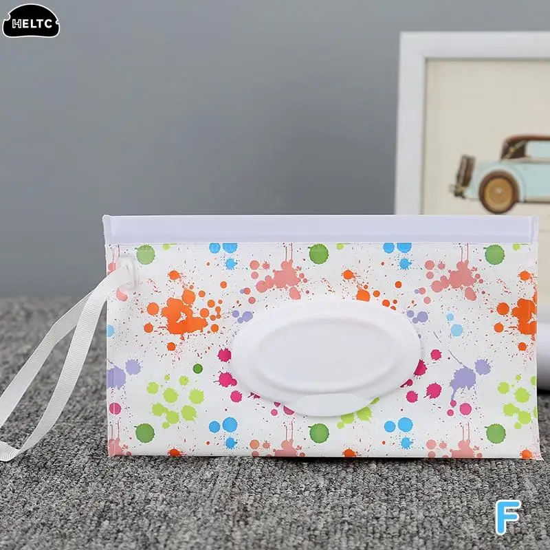 Portable Baby Wet Wipes Bag Tissue Box Container Eco-friendly Reusable Wipes Storage Clamshell Baby Cleaning Wipes Box Hygiene 4