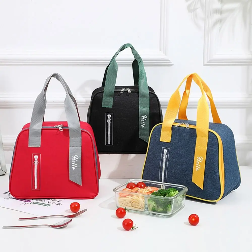 

Portable Lunch Bag Women Men Simple Food Warmer Lunch Box Thermal Insulation Bag Children School Food Storage Bag