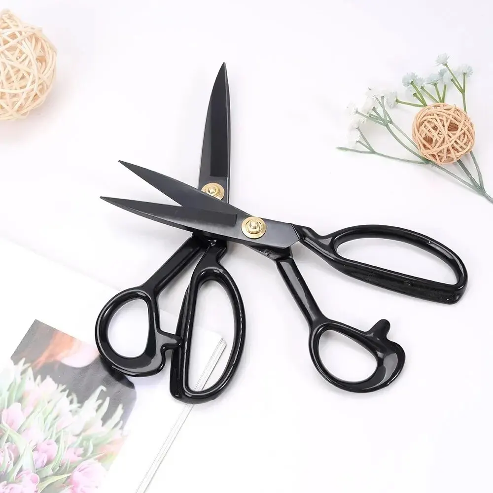 Tailor Scissors 8/9 Inch Professional Vintage Stainless Steel Fabric Leather Cutter for DIY Sewing Accessory