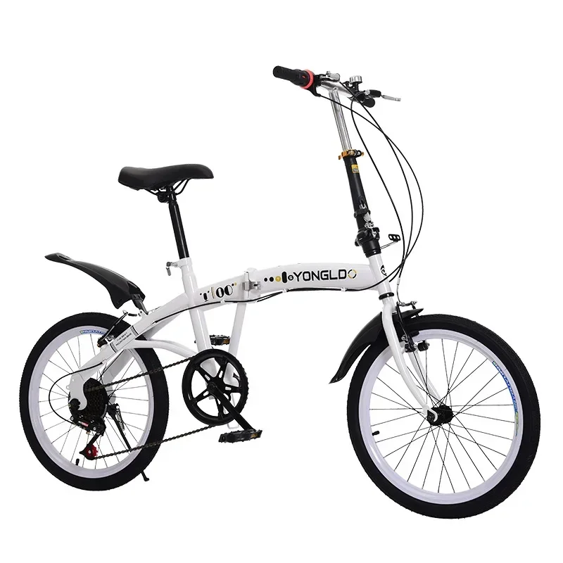 Adult Folding Bike 20 Inch Folding Mountain Bike 6 Milti Speed Men City