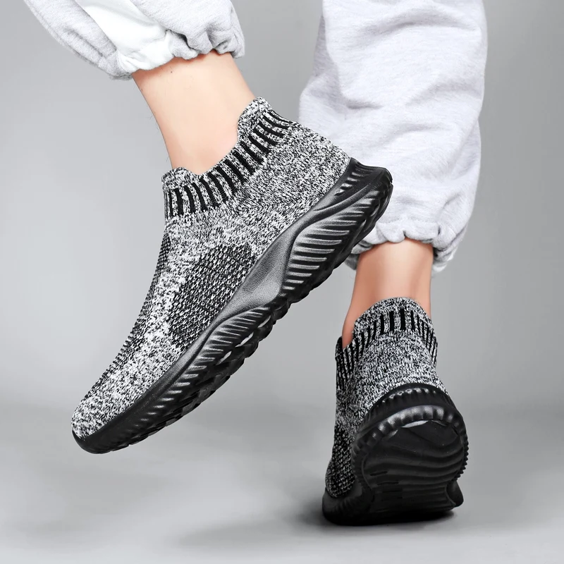 MAEDEF Walking Shoes for Men Sock Sneakers High Quaity Outdoor Slip on Mens Shoes Lightweight Comfy Breathable Casual Daily Shoe