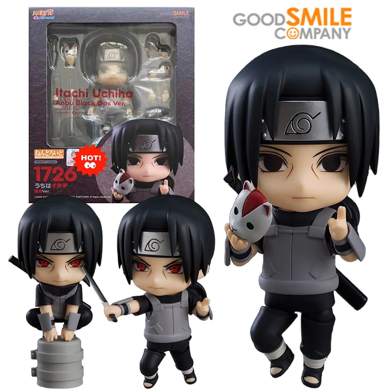 

Good Smile GSC 1726 Itachi Uchiha Anbu Black Ops Ver. Naruto Nendoroid Anime Original Action Figure Model Toy Gift Collection