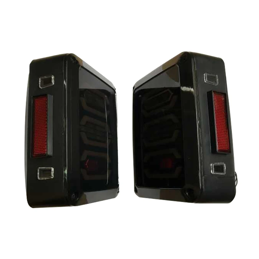 

SXMA J146 LED Taillight 2PCS Car LED Tail Light DRL Brake Reverse Turn Signal Rear Taillight Assembly Lamp For Jeep Wrangler JK