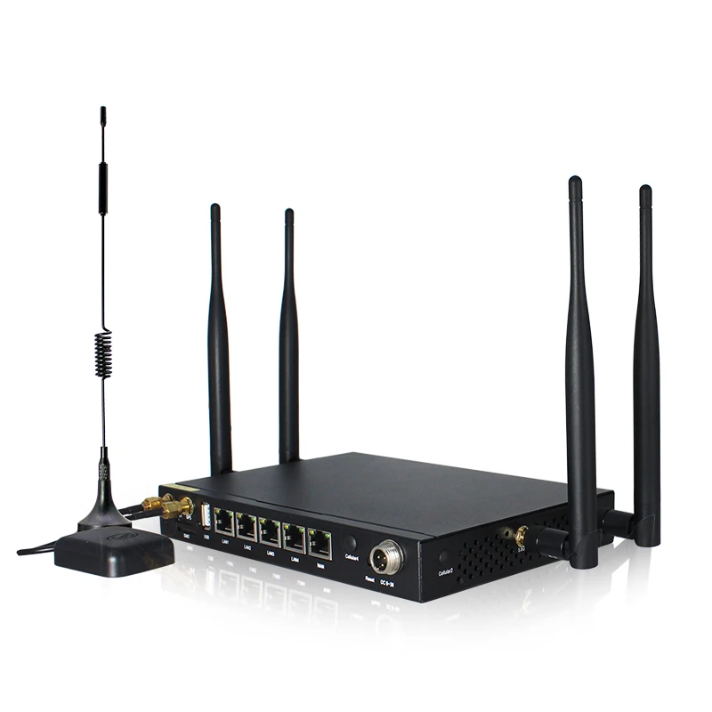 Iot Internet Watchdog 5 Port Ethernet GPS GNSS Dual Band 4G Lte Cat4 ...