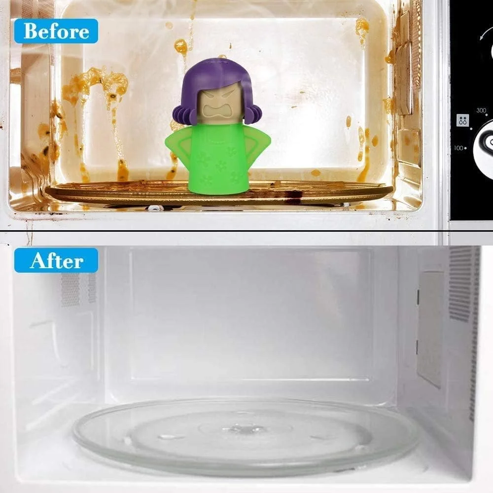 1Pc Angry Mama Microwave Cleaner Angry Mom Microwave Oven Steam