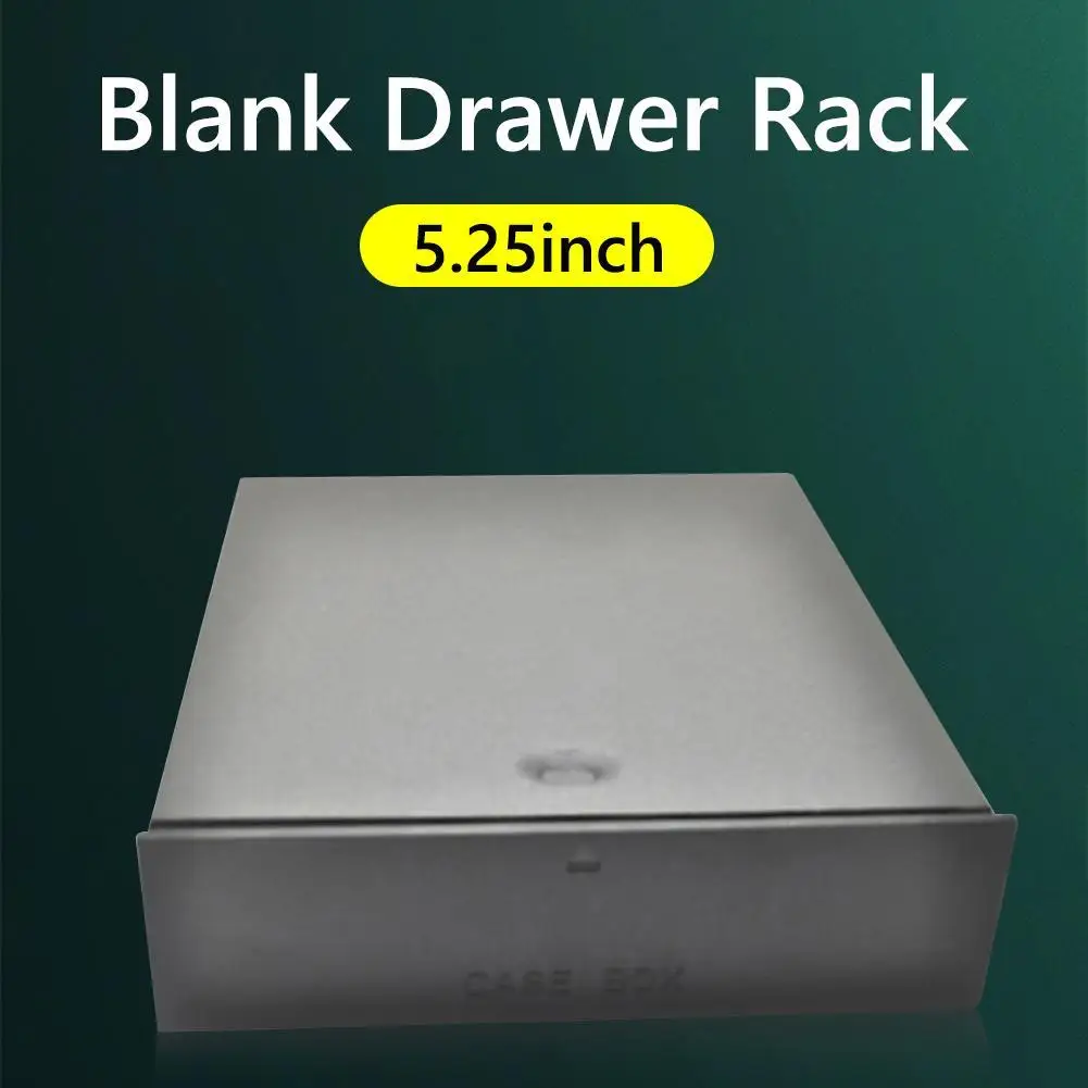 External Enclosure 5.25" HDD Hard Drive Mobile Blank Drawer Rack Box Hard Drive Blank Drawer Organizer Storage Case for PC hard drive caddy hdd storage box