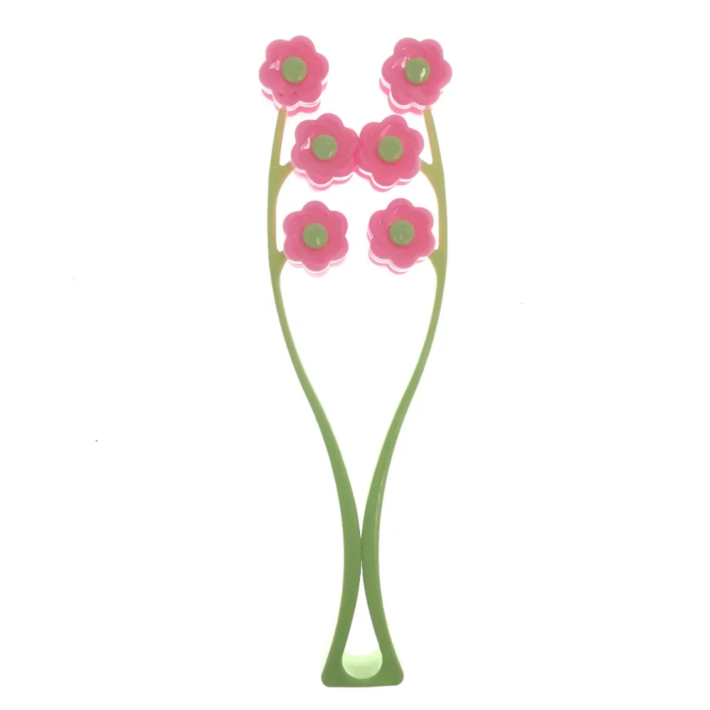 Flower-Shaped Facial Massager Roller for Anti-Wrinkle and Relaxation