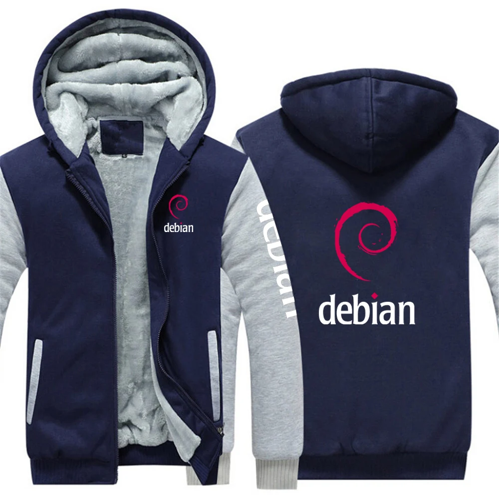 Linux Debian Hoodie Detail