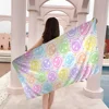 Smiley Faces Towel Microfiber Beach Towel Absorbent Quick dry Soft Yoga Swimming Resort Mountain Climbing Towel 1