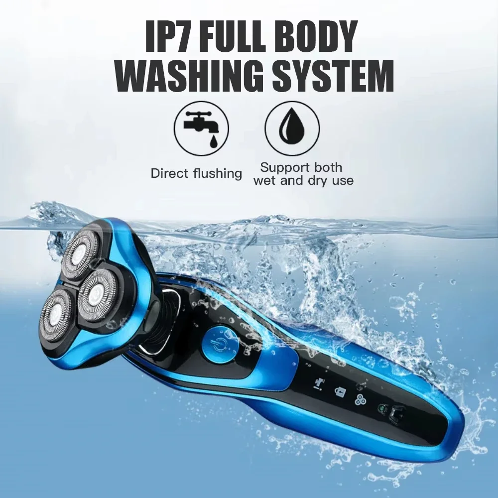 Xiaomi MIJIA electric shaver Rotary Razor Beard Trimmer Rechargeable Hair Cutting Shaving Machine Clipper For Men Waterproof