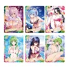 Sexy Girl Maiden Party Super Hidden Swimsuit Series Board Game Cards Anime Goddess Character MR Metal Card Toy for Children Gift 5