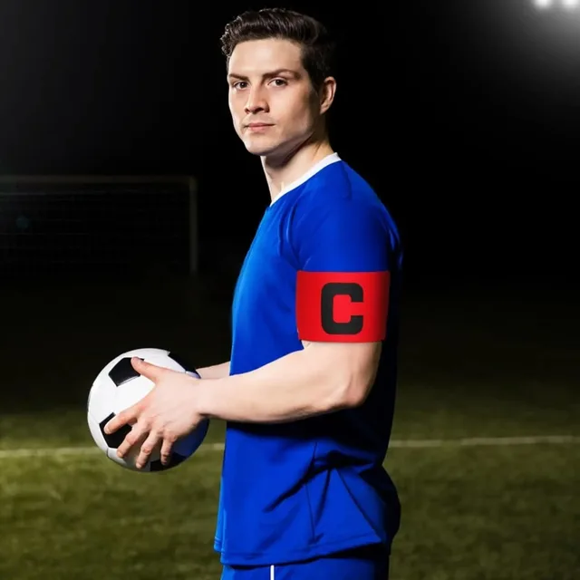 Football Armband Portable Sports Armbands Armband Adjustable Elastic Captains Bands Soccer Captain Group Competition Gift 2