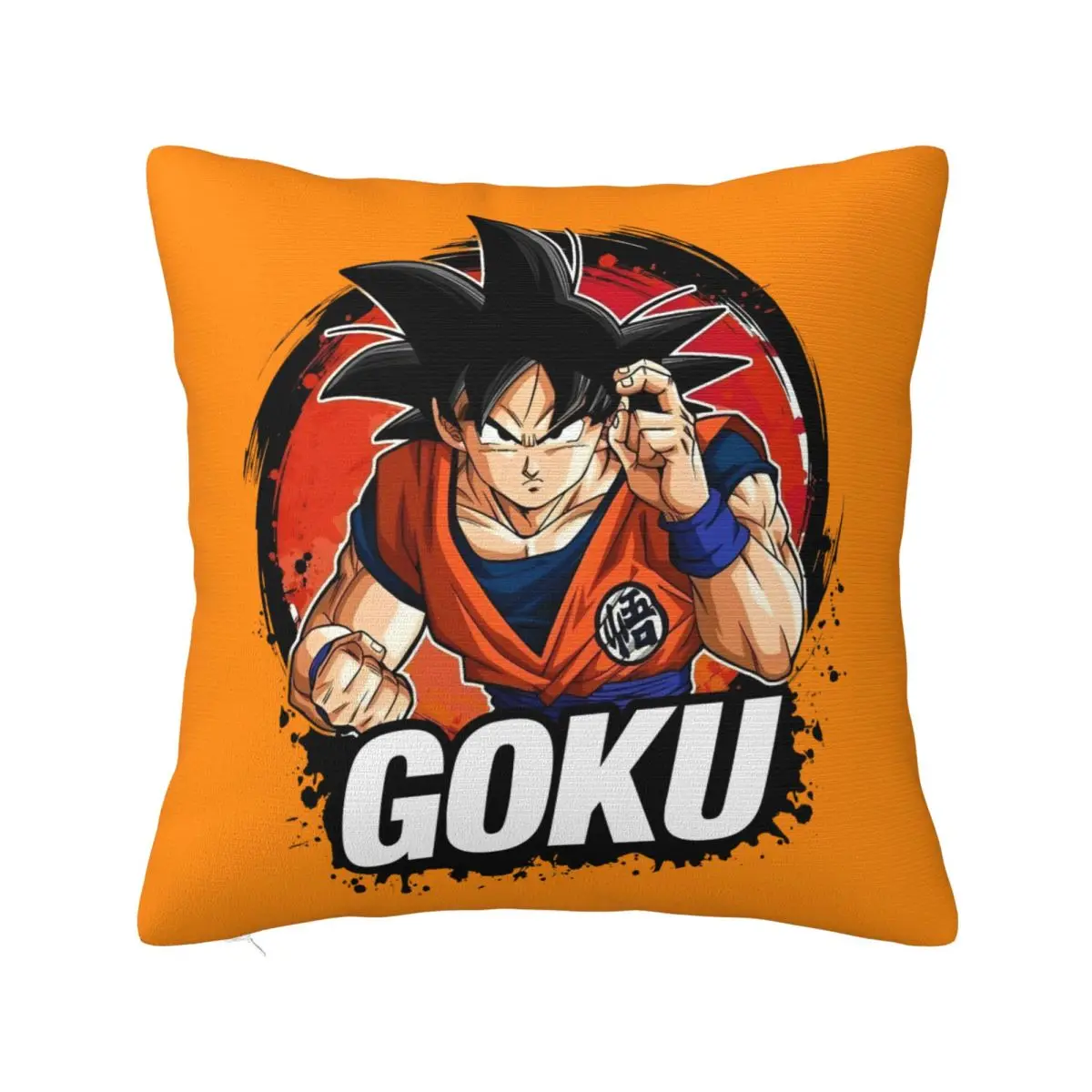 ドラゴンボール Z 正方形枕ケースポリエステルクッションソファ超