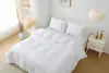 3-Piece King Duvet Cover Set - Solid White Bedding with 1 Duvet Cover & 2 Pillow Shams (Comforter Not Included) 4