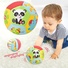 

Sensory Baby Toys Silk Cotton Stuffed Baby Ball With Rattle Educational Infant Toys Soft Cloth Balls For Babies 0 6 12 Months