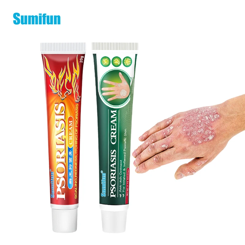 

2Type of Psoriasis Dermatitis Eczematoid Eczema Ointment Anti-Itch Chinese Herb Medical Skin Care Cream