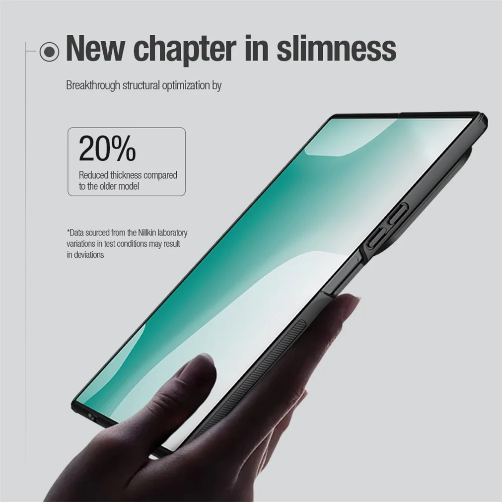 NILLKIN For Samsung Galaxy Z Fold 7 MagSafe Case Frosted Hinge Pen