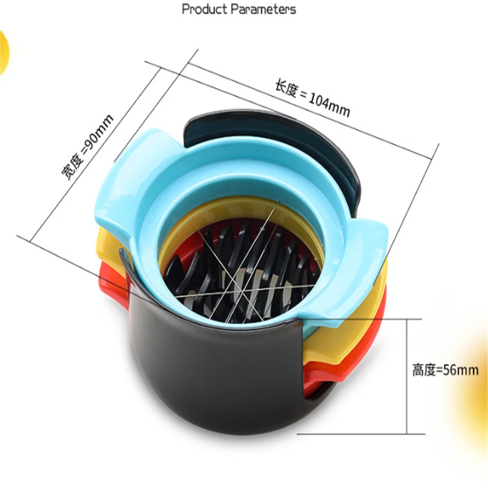 New Multi-Function Fancy Shape Slicer Three-In-One and Four-In-One Egg Small Fruit Soft Material Slicing Cutting Food For Child