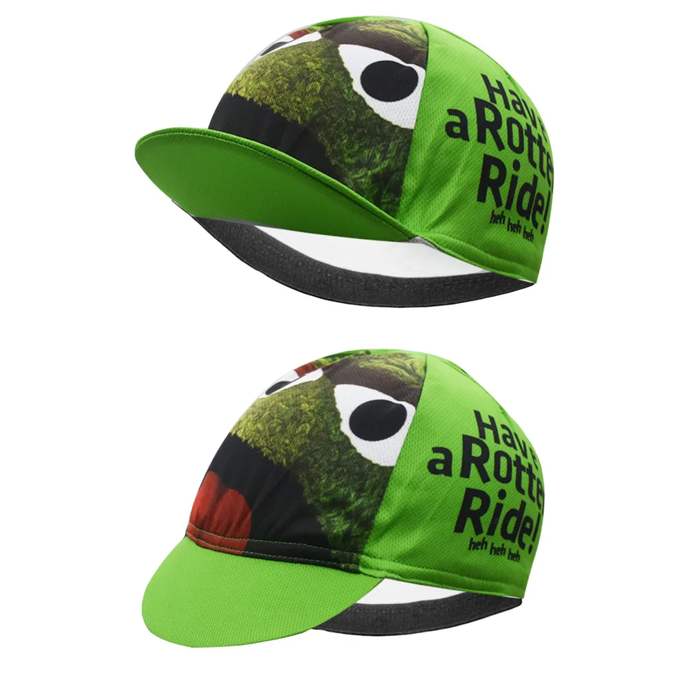 Funny Cartoon Cycling Cap Breathable Road Bicycle Socks Men and Women Outdoor Sports Racing Cycling Hat 6