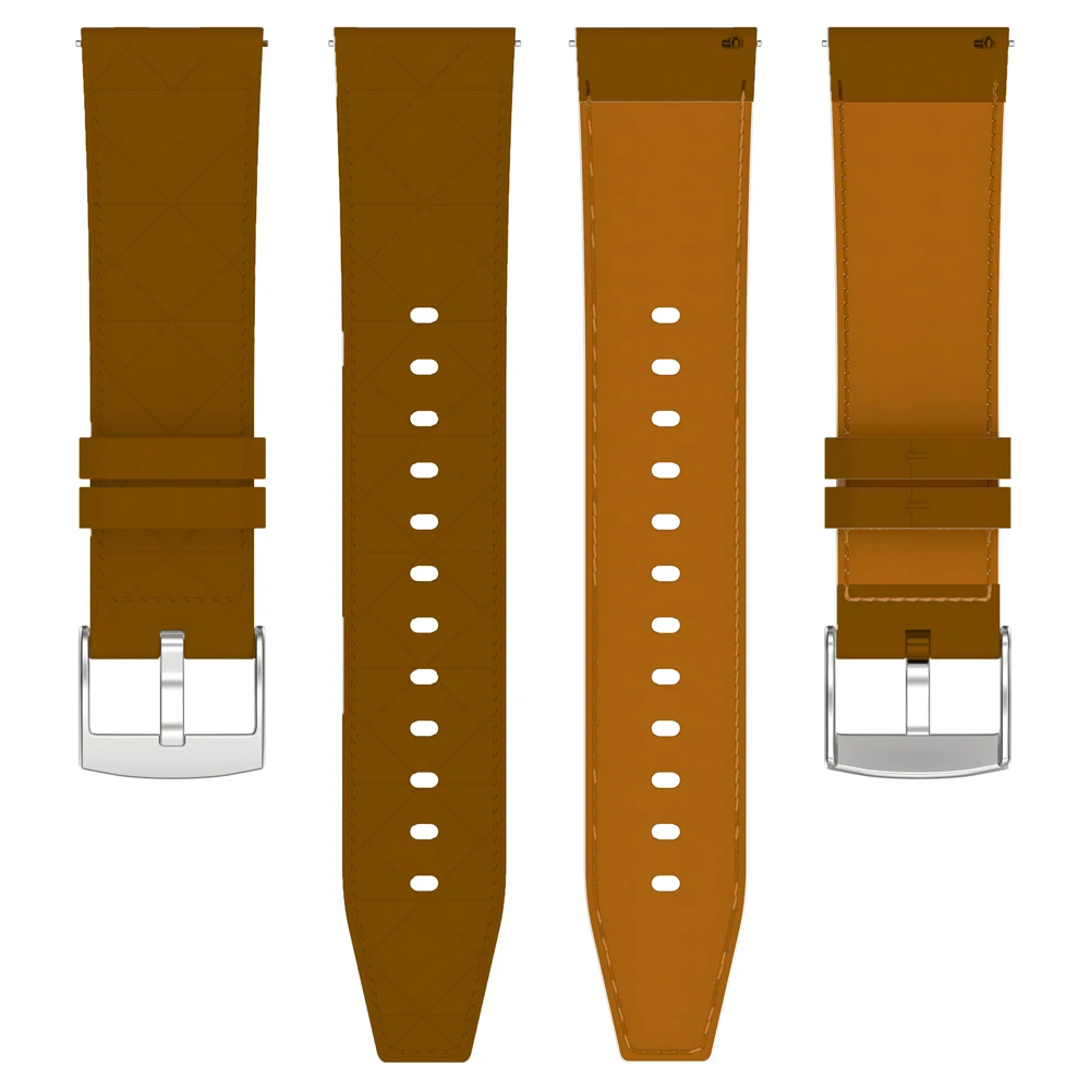 Premium 22mm Leather Watch Strap - Universal Fit Watchband