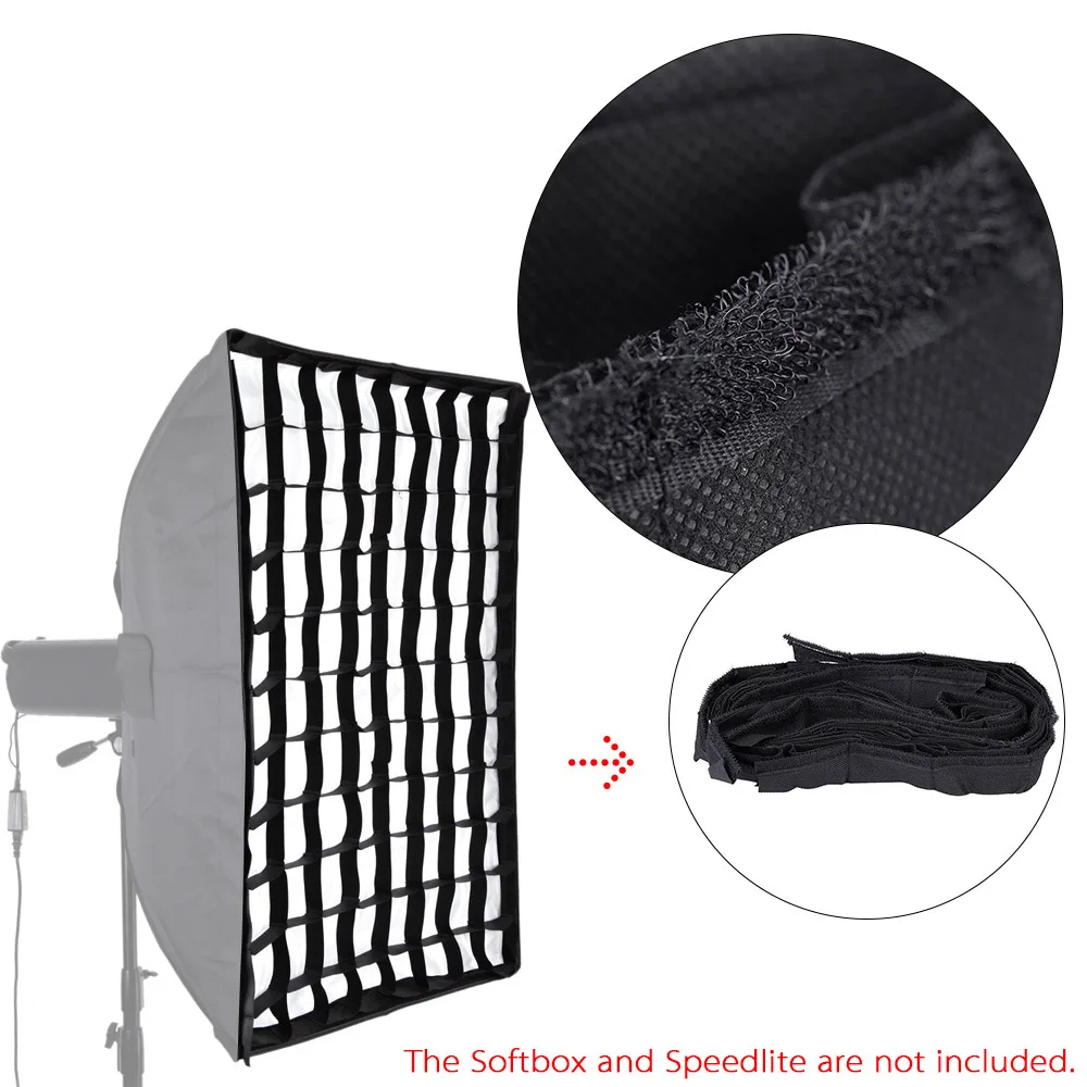 Photography softbox Photographic honeycomb grid For 50*70cm / 20*28" Umbrella softbox Studio strobe umbrella softbox