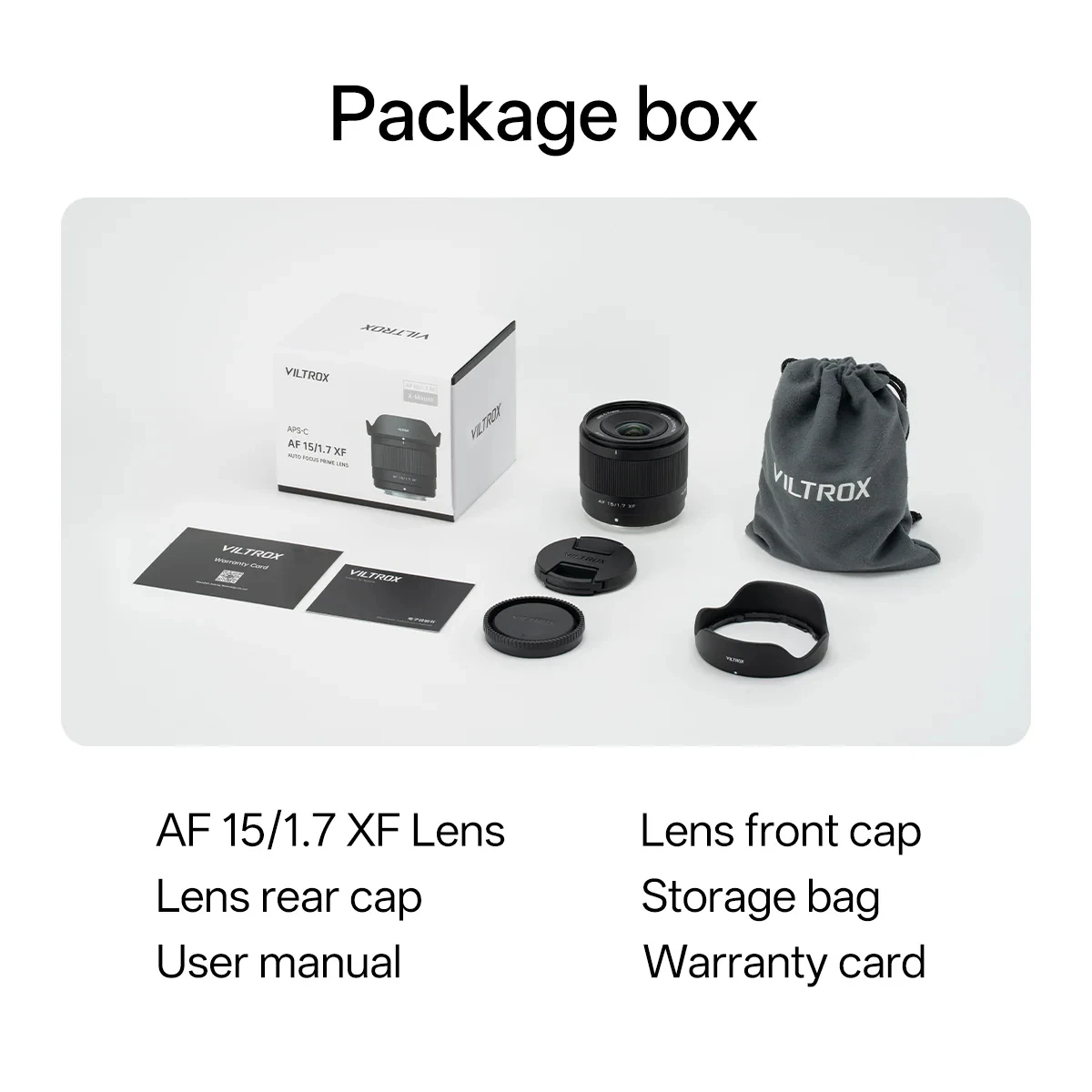 Viltrox AF 15mm F1.7 Air APS-C Auto Focus Large Aperture Wide