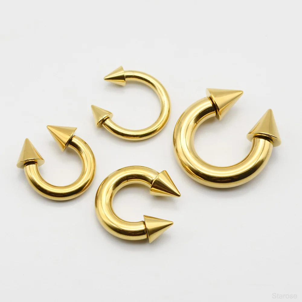 BodyBonita Piercing Nariz Aro - Acero Inoxidable 316L Septum