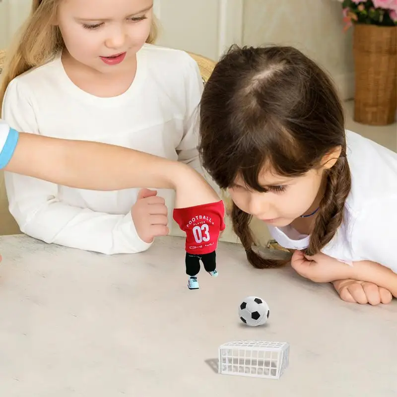 Finger Soccer Kit Kids Finger Soccer Interactive Match Toy Kit Puppets Accessory Educational Props For Kids Toddler Girls