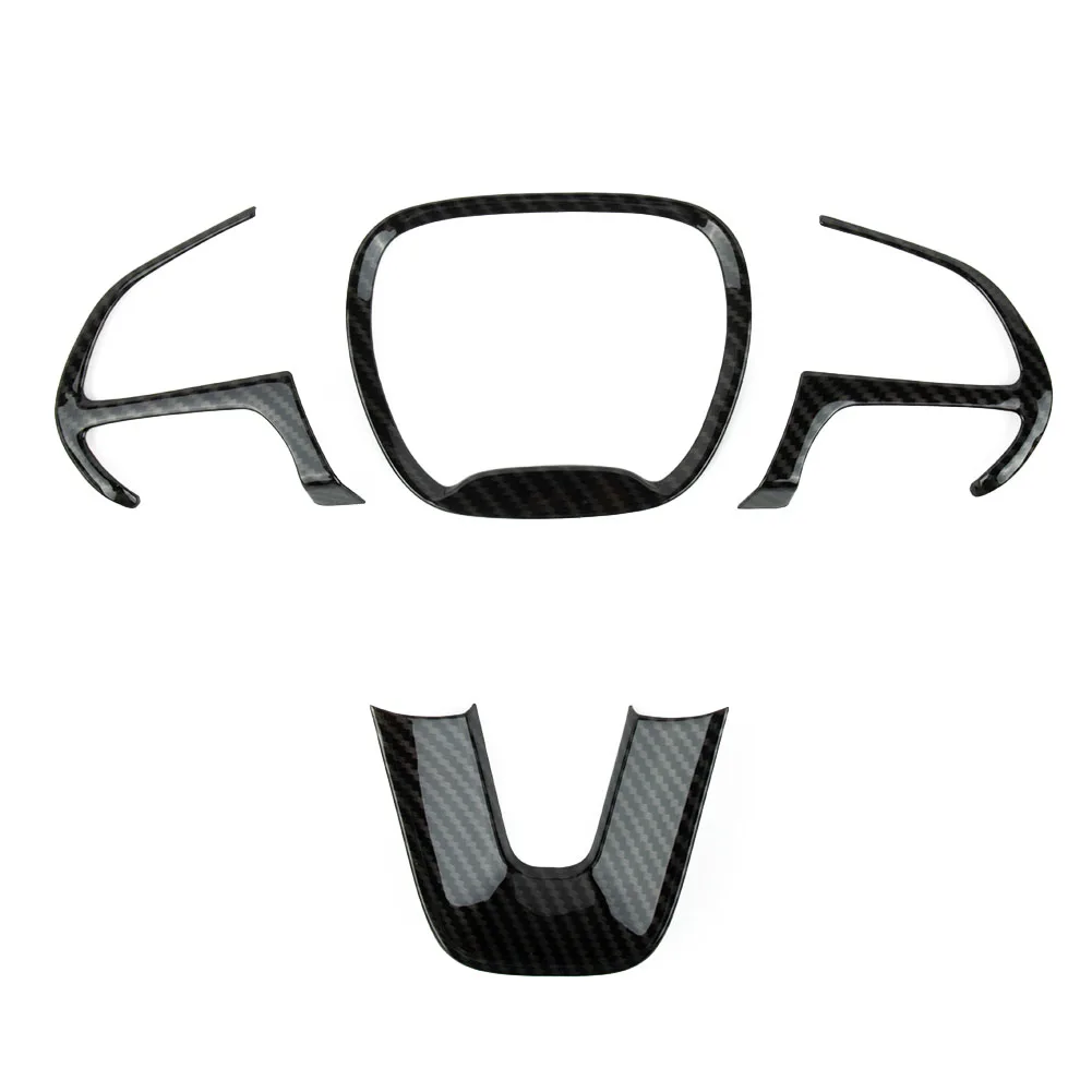 

Carbon Fiber Steering Wheel Decor Cover Trim For Dodge For Challenger For Charger 2015+ Steering Wheel Decoration Trims Covers