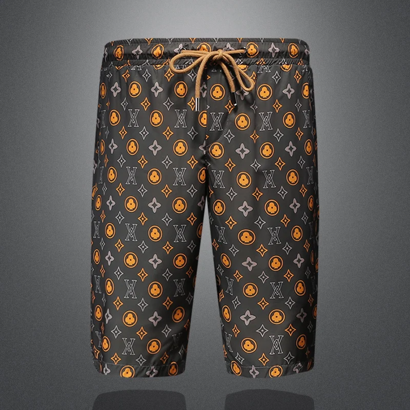 High quality men's shorts brand summer casual fashion beach pants, new designer luxurious personality sweatpants  shorts men