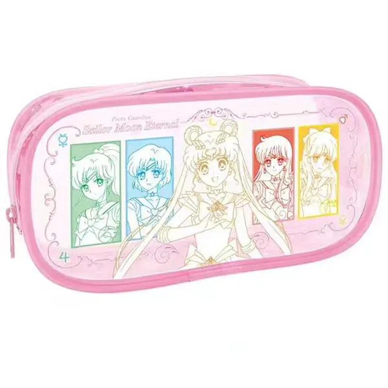 

New Cute Anime Girls Children PVC Pencil Bags Cases Make up Cosmetic Bags For Women
