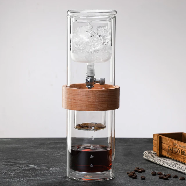 Ice Drop Coffee Pot Glass Cold Extract Coffee Pot Coffee Maker Set